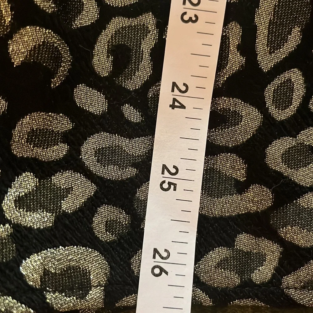 ✨Like New Gianni Bini Black & Gold Skirt✨ - Picture 3 of 5